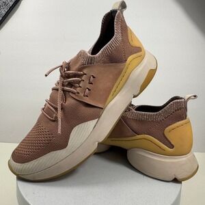 Cole Haan Women Sneakers Zerogrand Knit Comfort Casual Lace Up Brown 9